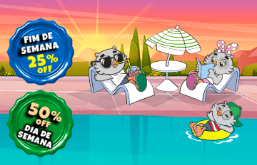 Imagem do pacote de Fim de Semana e Dia de Semana